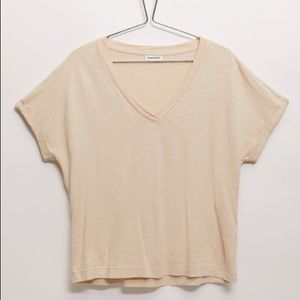 NWT Frank and Oak Hemp V-Neck Tee